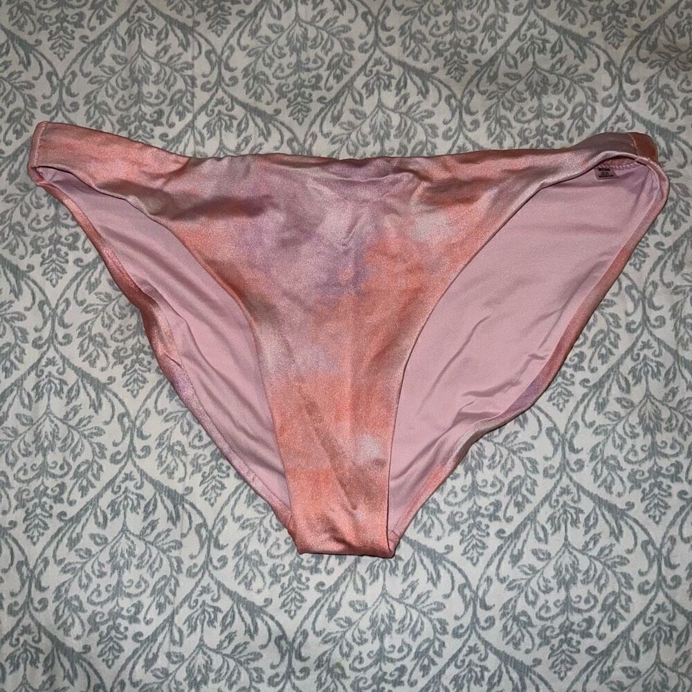 Victoria’s Secret bikini bottom pink tie dye size L